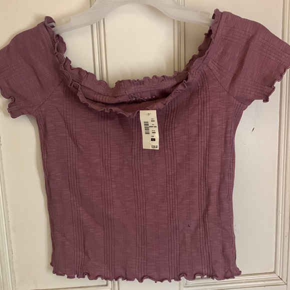 Aero mauve color crop top BNWT - Picture 1 of 2